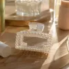 Fashionable transparent pearl frame hair clip, simple and elegant hair accessory, hairstyle decoration, hair accessory, hair clip clip details Picture